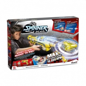 Vergroot Spinner Mad Single Shot Blaster Geel Spinner Mad Single Shot Blaster Geel