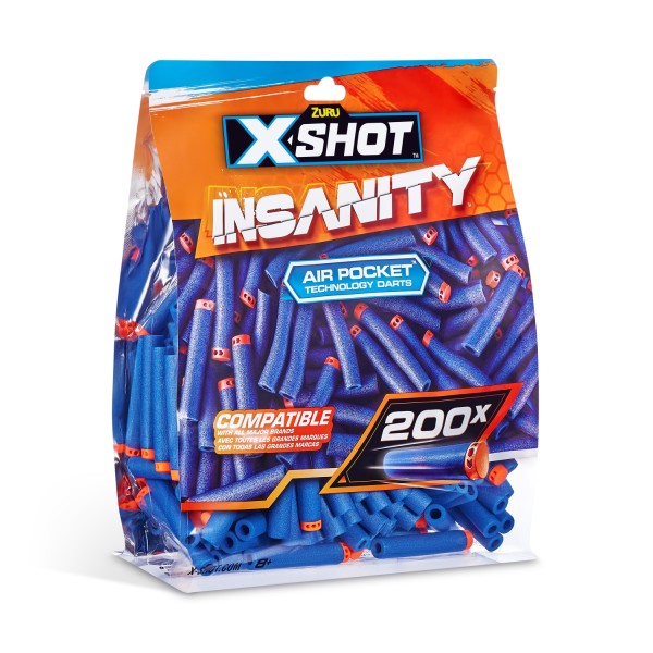 Zuru X-Shot Instanity 200 Darts Pack Refill