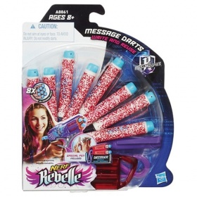 Vergroot Nerf Rebelle Code red message dart refill Nerf Rebelle Code red message dart refill
