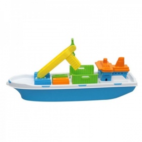 Vergroot Boot Vrachtschip 40cm Boot Vrachtschip 40cm