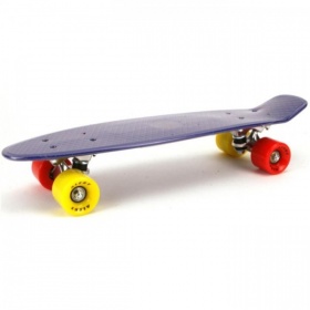 Alert Skateboard 55cm, abec 7 blauw