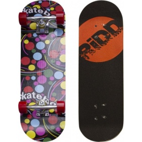 Vergroot Skateboard Gekleurde Stippen 70cm Skateboard Gekleurde Stippen 70cm