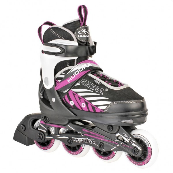 De neiging hebben Accumulatie Doctor in de filosofie Hudora Inline Skates maat 29-32 zwart/lila