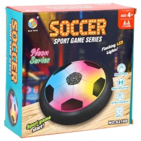 Vergroot Air Hover Ball Met Neon Led Licht Air Hover Ball Met Neon Led Licht