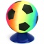 Alert Voetbal PVC Regenboog / Maat 5 / 200 Gr