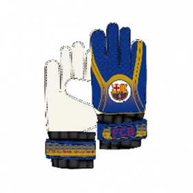 Vergroot Barcelona Keepershandschoenen Kids maat 6 Barcelona Keepershandschoenen Kids maat 6