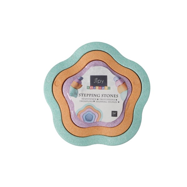 Jipy Stapblokken  Discover 4 Stuks Pastel Kleuren