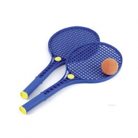 Vergroot Tennisset plastic Tennisset plastic