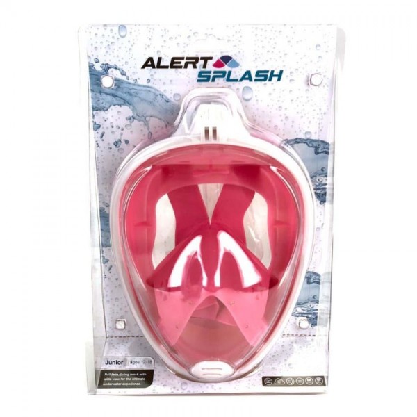 Alert Duikbril Masker S-M roze