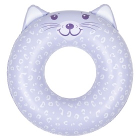 Swim Essentials Zwemring Lila Leopard Animal 55cm