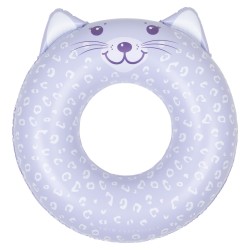 Swim Essentials Zwemring Lila Leopard Animal 55cm
