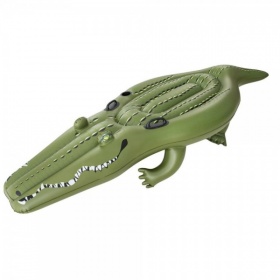 Vergroot Mega Opblaasfiguur Krokodil Bestway 259x104cm Mega Opblaasfiguur Krokodil Bestway 259x104cm