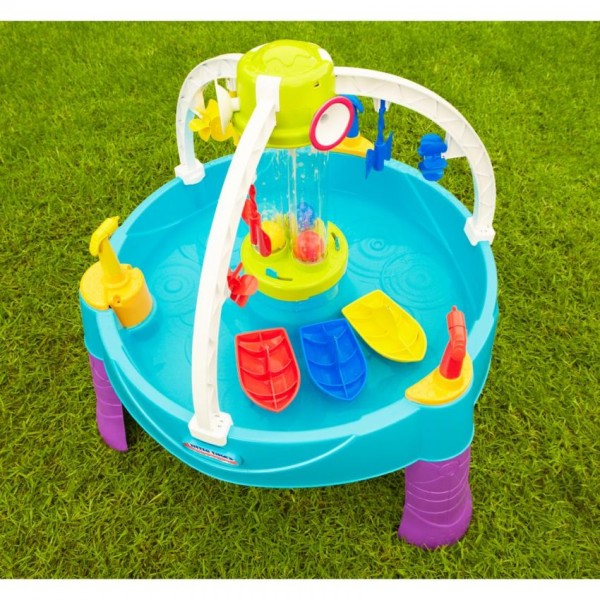 droom maak een foto Stout Little Tikes battle splash watertafel