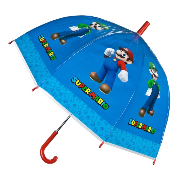 Super Mario Kinderparaplu Blauw 66 Cm Paraplu Paraplu's