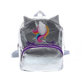 Vergroot Rugzak Unicorn Zilver 30X28Cm Rugzak Unicorn Zilver 30X28Cm