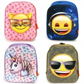 Vergroot Emoji 3D Schuim Rugtas Emoji 3D Schuim Rugtas