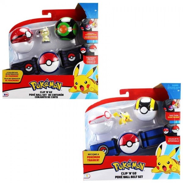 Pokémon Wave 2 Clip 'n' Go Poke Ball Belt Set