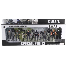 Vergroot Politie Figuren Set 6 Stuks Politie Figuren Set 6 Stuks