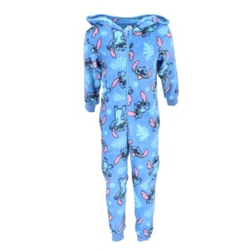Vergroot Onesie Lilo & Stitch Blauw Maat 110-116 Onesie Lilo & Stitch Blauw Maat 110-116