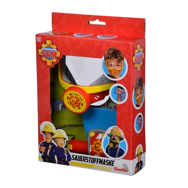 Simba zuurstofmasker en bijl Brandweerman Sam junior 15 cm