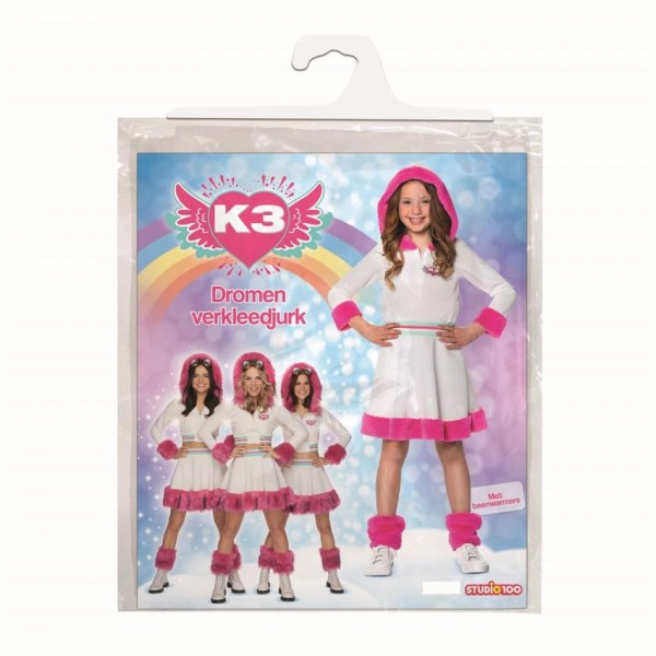 K3 Verkleedjurk Dromen 9-11 Jaar K3 Verkleedjurk Dromen 9-11 Jaar