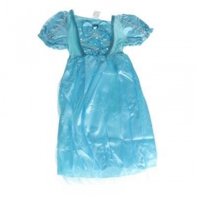 Kleding Prinsessen Jurk Lang Blauw 5-7 jaar