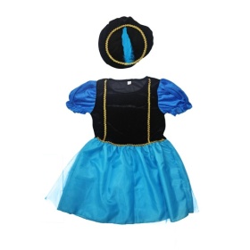 Pietenjurk Paars/blauw 110-116 Cm