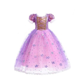 Prinsessenjurk Paars maat 98-104