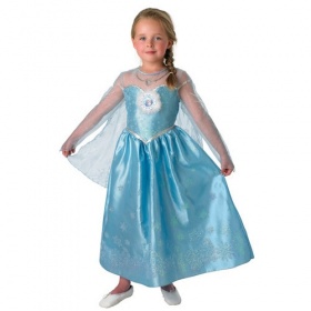 Kleding Elsa Snow Queen Classic Maat l