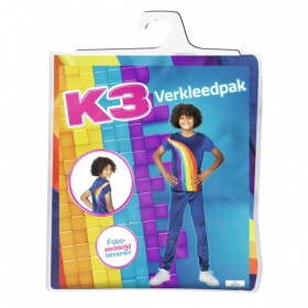 Vergroot K3 Outfit Regenboog Blauwe 6-8 Jaar K3 Outfit Regenboog Blauwe 6-8 Jaar