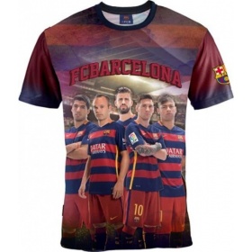 Vergroot Barcelona T-Shirt Leeftijd 8 Jaar Barcelona T-Shirt Leeftijd 8 Jaar