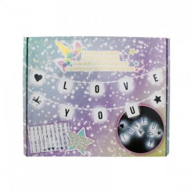 Vergroot Unicorn Lichtbox LED Slinger Inclusief 60 Letters Unicorn Lichtbox LED Slinger Inclusief 60 Letters