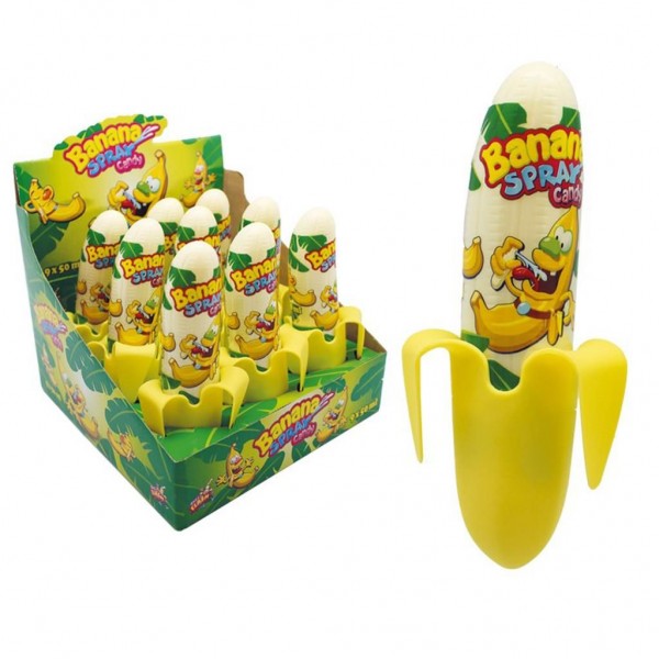 Snoep Banaan Candy Spray huismerk kopen in de aanbieding