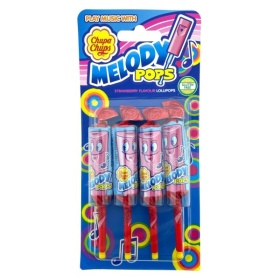 Vergroot Snoep Melody Pops Strawberry Snoep Melody Pops Strawberry