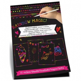 Vergroot Memopapier Scratch A4 50 Vel Met 2 Pennen Memopapier Scratch A4 50 Vel Met 2 Pennen