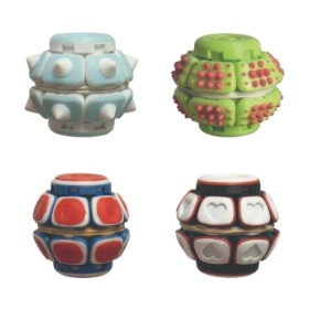 Vergroot Amazing Cool Platte Bal Spinner Mini Clicky Pops Amazing Cool Platte Bal Spinner Mini Clicky Pops