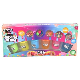 Vergroot Amazing Cool Mega Slime Mixset 6 Potjes Met Accessoires Amazing Cool Mega Slime Mixset 6 Potjes Met Accessoires