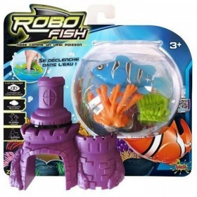 Vergroot Robofish Robotvis Met Net En 2 Stukken Koraal Robofish Robotvis Met Net En 2 Stukken Koraal