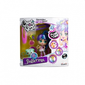 Vergroot Curli Girls Deluxe Set Rosli en Diertje Koda Curli Girls Deluxe Set Rosli en Diertje Koda