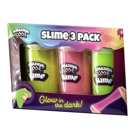 Vergroot Amazing Cool Glow In The Dark Slime 3 Pack Amazing Cool Glow In The Dark Slime 3 Pack