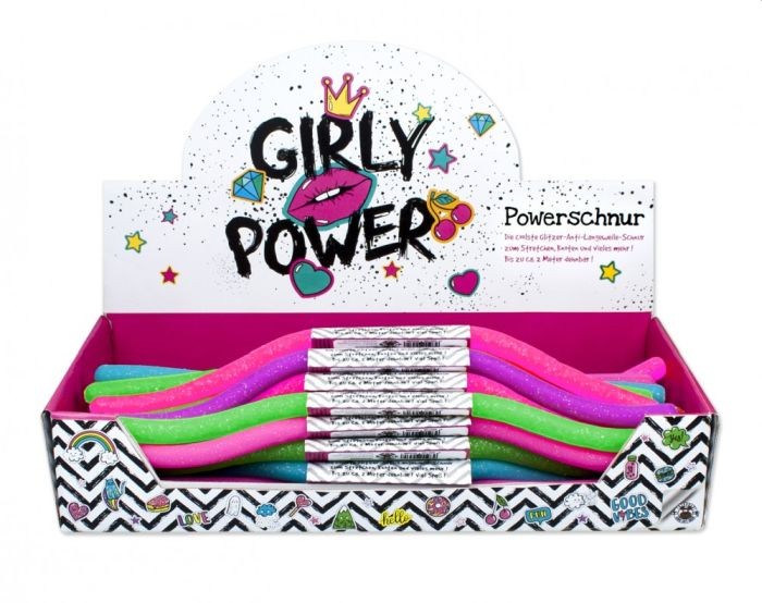 Powerschnur Glitter 6 Varianten Powerschnur Glitter 6 Varianten