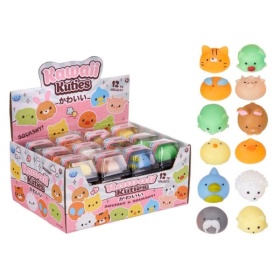 Vergroot Kawaii Kuties Squishy Mochi Diertje Kawaii Kuties Squishy Mochi Diertje