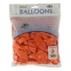 Ballon Oranje 100 Stuks