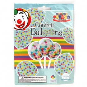 Vergroot Ballon Confetti 6 Stuks 30 Cm Ballon Confetti 6 Stuks 30 Cm