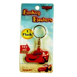 Cars sleutelhanger met licht