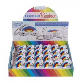 Vergroot Sleutelhanger Regenboog met Licht en Geluid Sleutelhanger Regenboog met Licht en Geluid