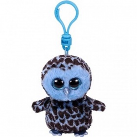 Vergroot TY Beanie Sleutelhanger Blauwe Uil Yago TY Beanie Sleutelhanger Blauwe Uil Yago