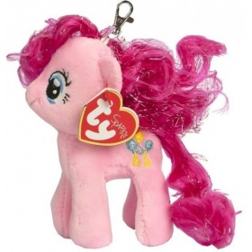 Vergroot TY Beanie Sleutelhanger My Little Pony Pinkie Pie 10cm TY Beanie Sleutelhanger My Little Pony Pinkie Pie 10cm
