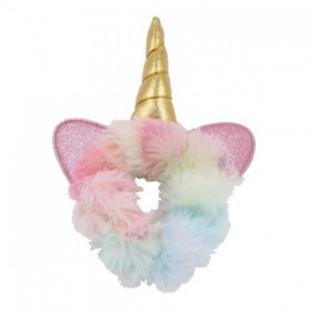 Vergroot Unicorn Scrunchie Haarelastiek Unicorn Scrunchie Haarelastiek