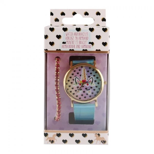 Unicorn Horloge Met Roze Armband Analoog huismerk kopen in de aanbieding Unicorn Horloge Met Roze Armband Analoog huismerk kopen in de aanbieding